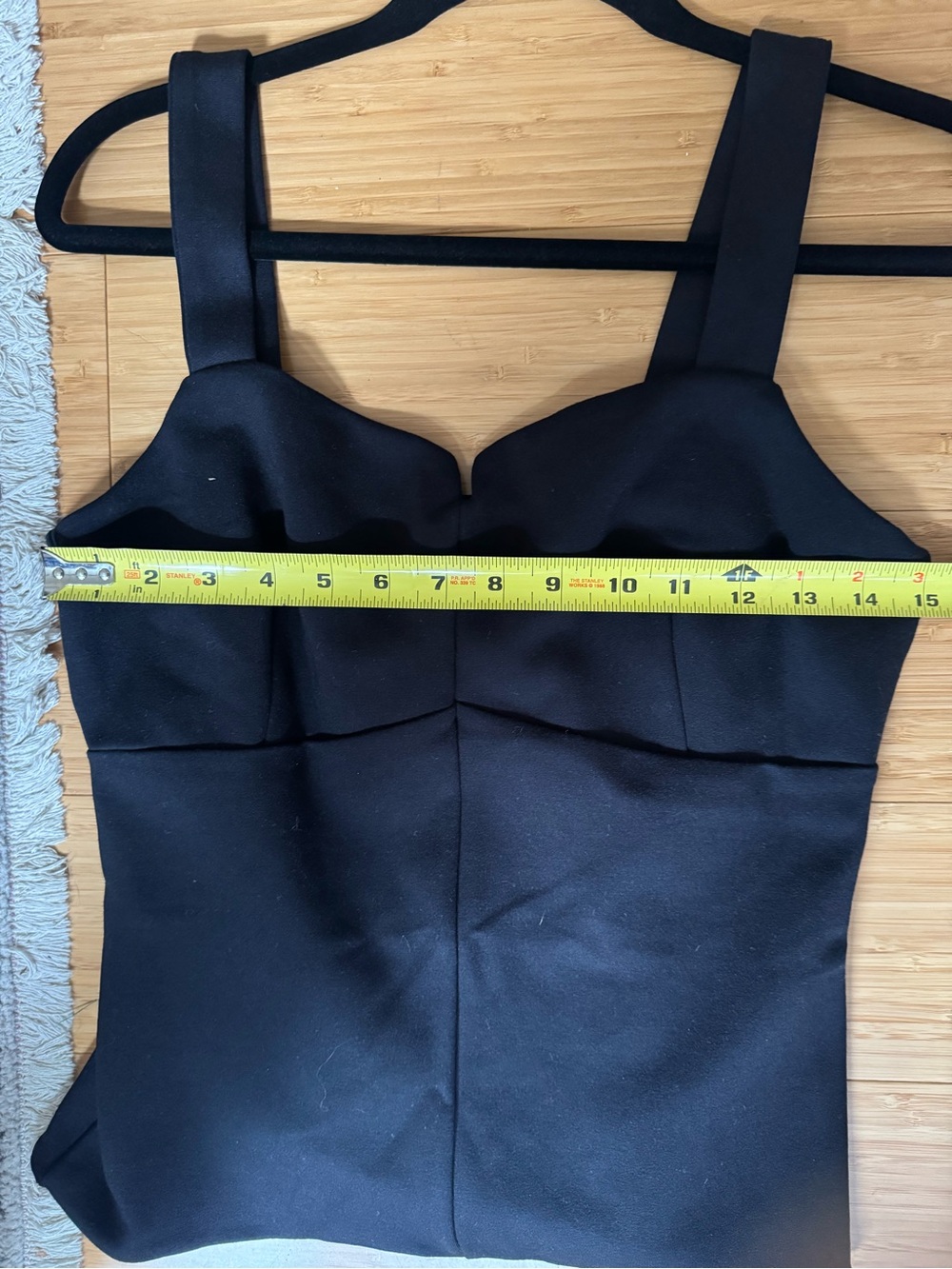 CAbi Under Over Tank Black Ponte Size Small - Picture 10 of 11